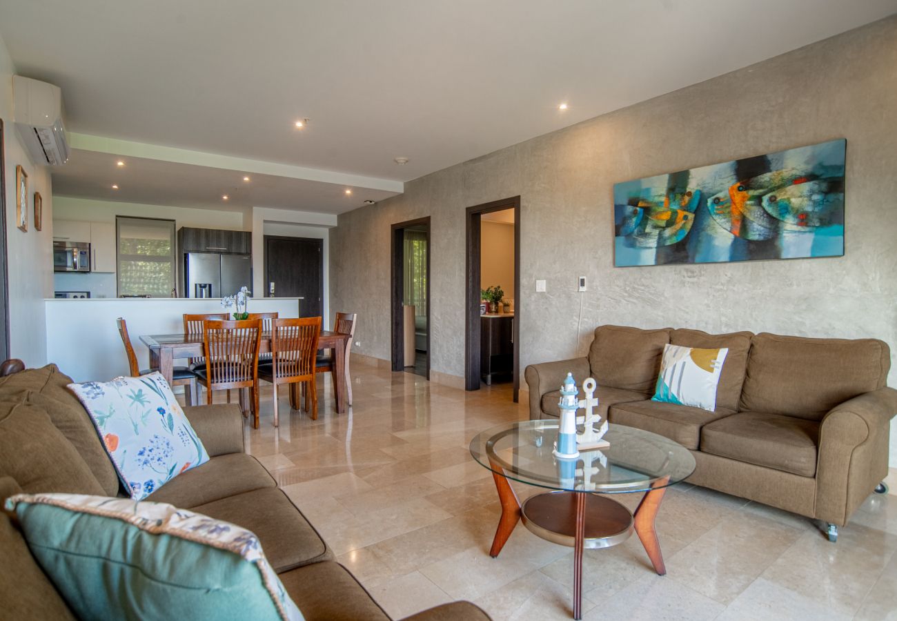 Condominium in Cabo Velas - Spacious 2BR Condo w/ Partial Ocean View | Roble Sabana | Reserva Conchal