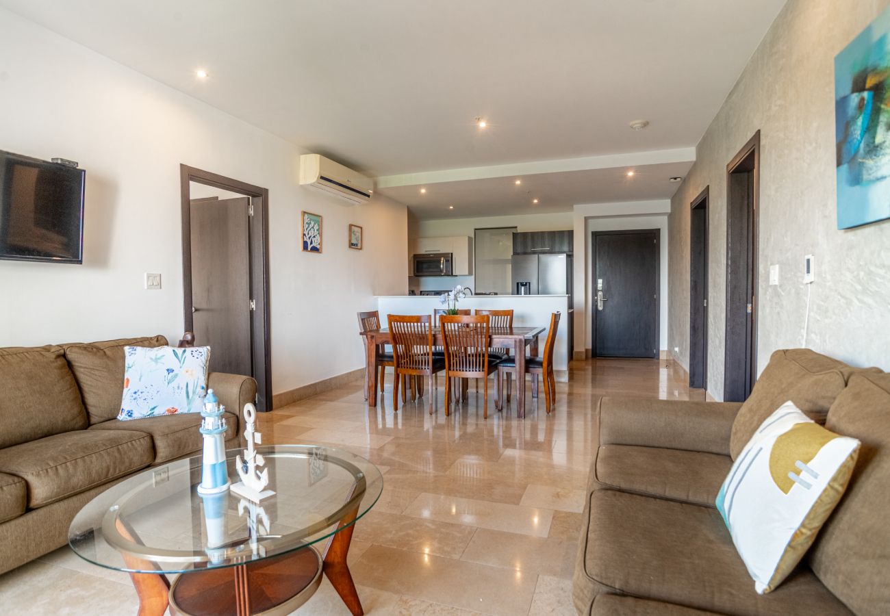 Condominium in Cabo Velas - Spacious 2BR Condo w/ Partial Ocean View | Roble Sabana | Reserva Conchal